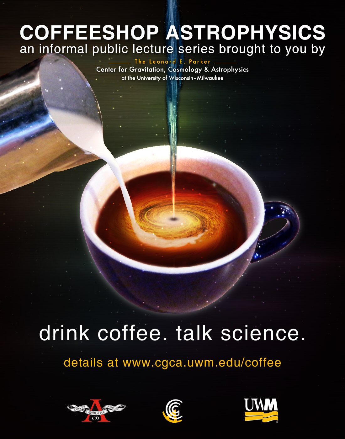 Coffee Shop Astrophysics Poster